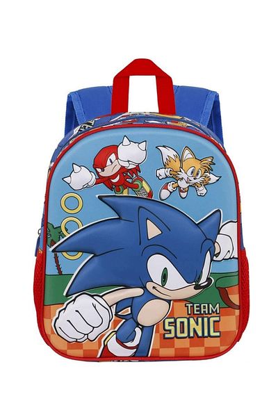 Sonic 3D Sonic Team kindergarten backpack, 32 x 26 x 11 cm