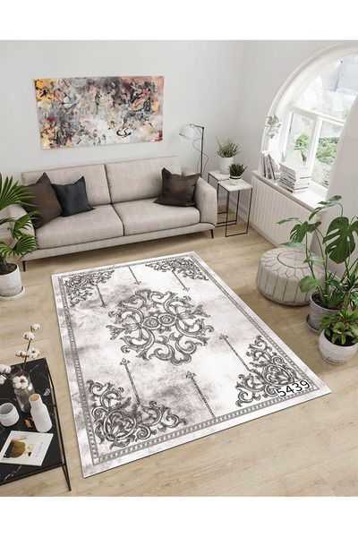 Dijidekor Shine M(13) Mink Fringeless, cu bază anti-alunecare, covor decorati...