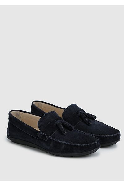 Provoq Δερμάτινα ανδρικά παπούτσια Navy Blue