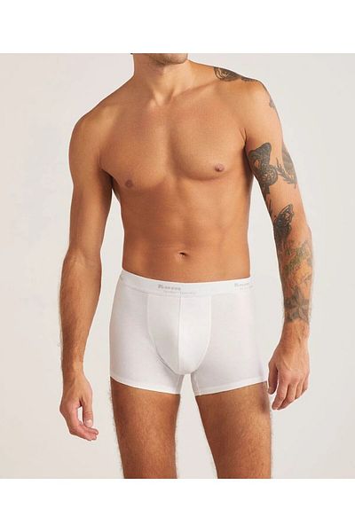 Kom Ανδρικά Εσώρουχα - Modal Cotton Boxer Σετ Ασπρόμαυρο 4 Τεμάχια