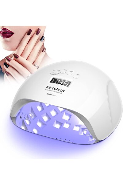 VipDeluXe NAILGIRLS 150W Ev Salon için UV LED Oje Kurutucu, 4 Zamanlayıcı