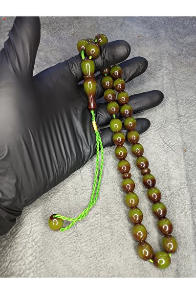 Mos Tespih Mărgele de rugăciune din chihlimbar de înaltă calitate, cu simulare otomană, de dimensiuni mari