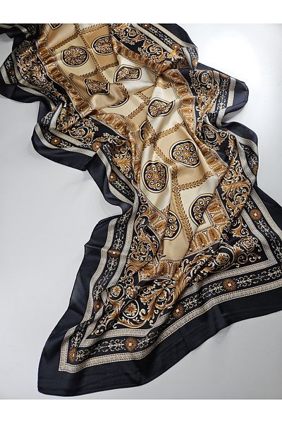 Webinay Home Silk Voile Shawl Ethnic Pattern Voile Shawl New Season