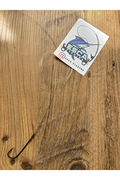 esca fishing 2 ADET ÇELİK TELLİ 0.45 MM FC MİSİNA PASLANMAZ BRONZ İĞNE LÜFER,KOFANA,GRANYÖZ HAZIR OLTA TAKIMI