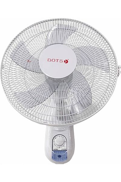 DOTS Wall fan 16", 3 Speed control, TFW-B04, Blue