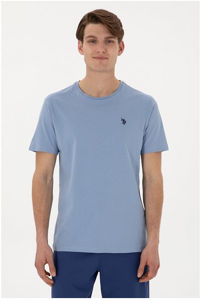 U.S. Polo Assn. Ανδρικό μπλουζάκι με κανονική εφαρμογή polo assn με λαιμόκοψη