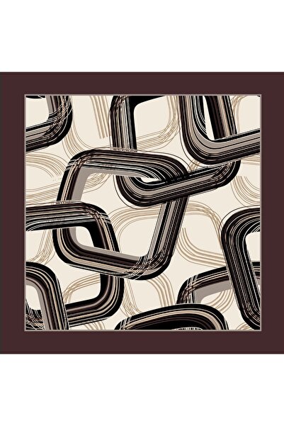 Mehrere Brown Twill İpek Eşarp
