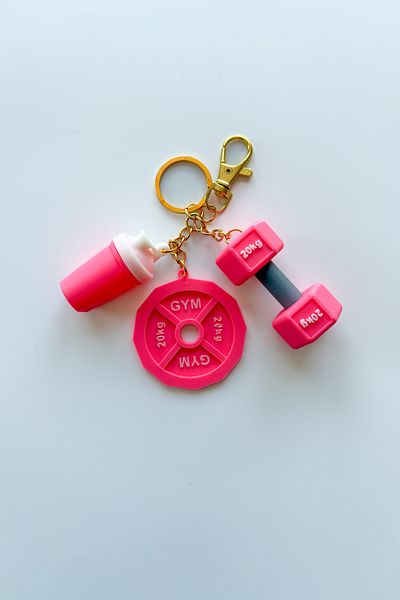 sin istanbul Gym Gold Chain Keychain, Bag Ornament
