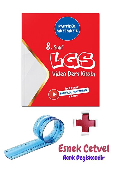 Partikül Matematik 8. Sınıf Partikül Matematik Video Ders Kitabı + Esnek Cetvel