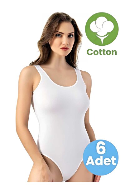 Tezzgelsin Жіночий боді з 6 товстими бретелями та застібками