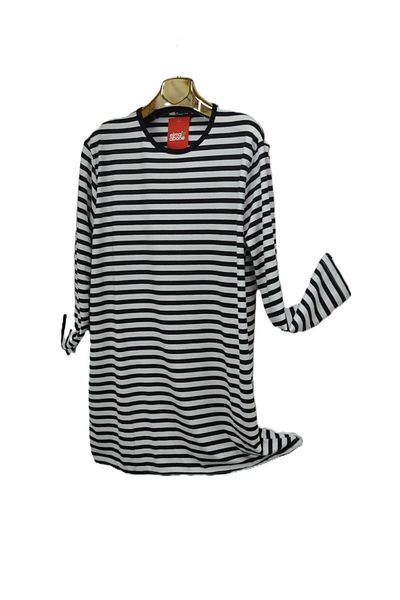 elma abone New Season Striped Combed Tunic