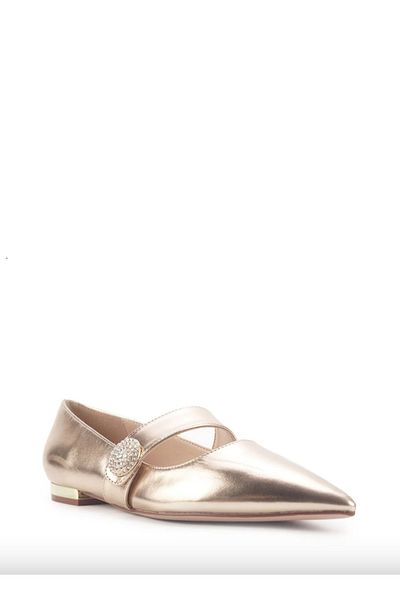 Nine West Nine West Nine West Gold Ballerinas