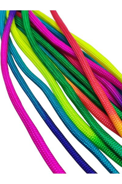 PARACORD Firebird 4 mm Paracord İplik Gökkuşağı Renk 10 Metre