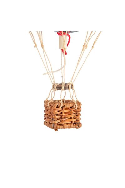 Authentic 1928 Hot Air Balloon Decoration, Authentic Models, Floating The Skies, Rainbow Pastel, 8.50x8.50x13 Cm