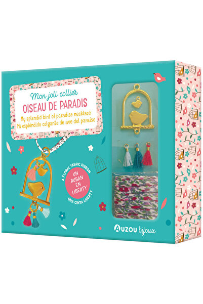 Auzou Creative Jewelry Making Set, , My Splendid Bird Of Paradise Necklace, 6...