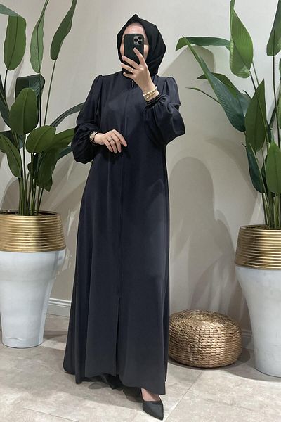 GİZAY Gizay Arm Tip Stoned Mevlana Model Ferace