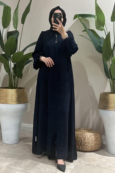 GİZAY Gizay Arm Tip Stoned Mevlana Model Ferace