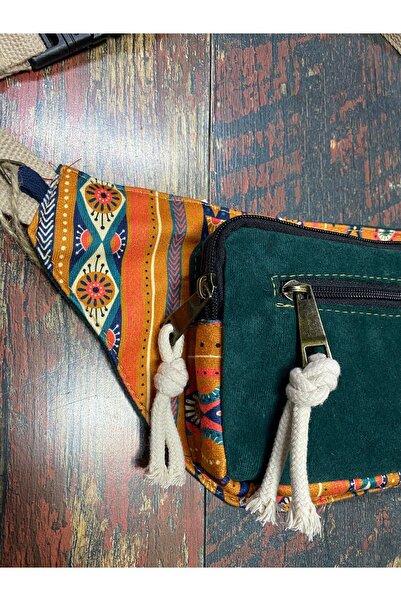 Street Bag Ethnic Authentic Bohemian Daily Travel Waist Bag Multi-Pocket Water Resistant