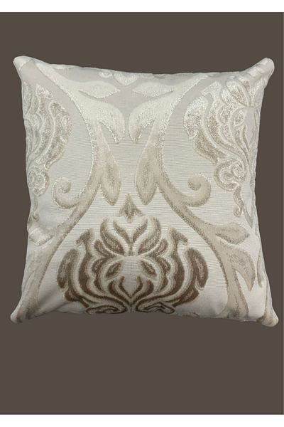 Monvella 4-Piece Cream Upholstery Throw Pillow Cover |   40X40 Quality Fabric |   Hidden Zipper |   30 Washable