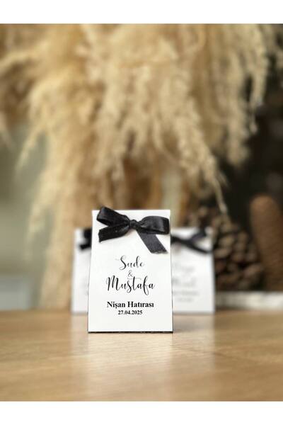 Bernami Pinterest Çantalı Kartlı Bubble Mum Hediyelik 10'lu Özel Tasarım Bubble