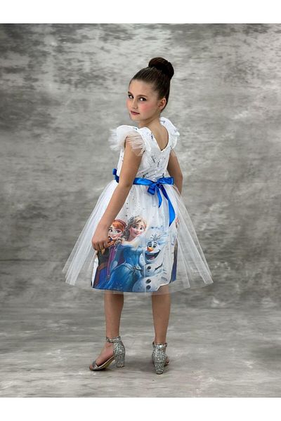 esmacamoda Rochie fetita ELSA culoare alba