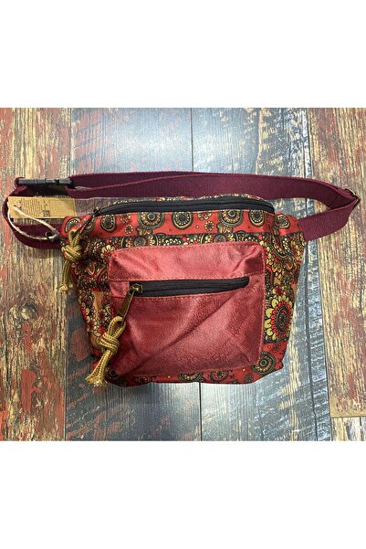 Street Bag Ethnic Authentic Bohemian Daily Travel Waist Bag Medium Size Multi-Pocket Water Resistant