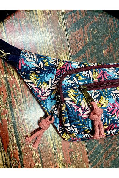 Street Bag Ethnic Authentic Bohemian Daily Travel Waist Bag Multi-Pocket Water Resistant
