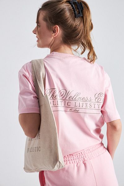 The Champ Clothing The Wellness Era Printed 100% Cotton Oversize Women's T-Shirt