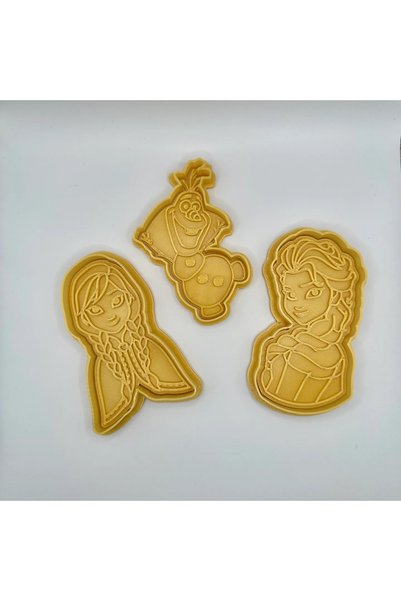 genomera 3-Piece Elsa Cookie Mold