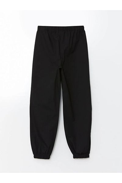 LC Waikiki Lcw Kids Black Elastic Waist Girls Jogger Pants