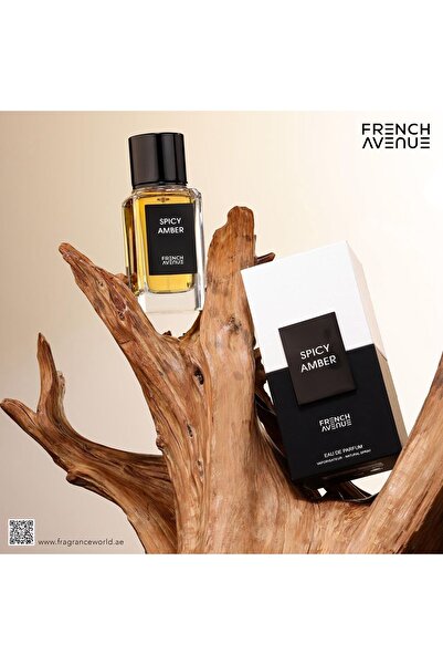 Fragrance World Eau de Parfum FW French Avenue, Spicy Amber, Unisex, 100 ml