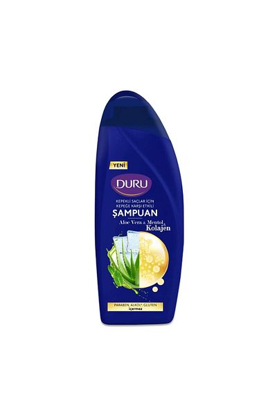 Duru Shampoo Aloe Vera Menthol Collagen Bran Hair 500 ml