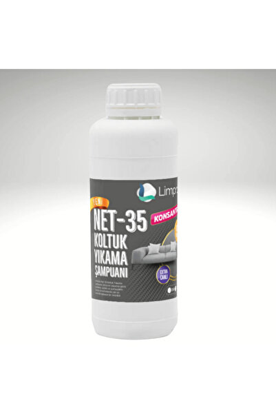 Limprox Net-35 Koltuk Halı Yıkama Makinesi Köpüksüz Şampuanı Deterjanı Ilacı - 1 Litre