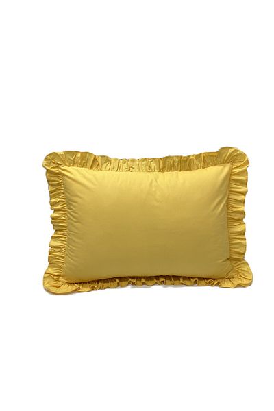 LILYUM Home 100% Cotton Frilly Pillow Case 50X70 cm (1 Pcs)