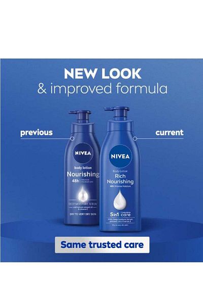 NIVEA NIVEA Body Lotion for Very Dry Skin, with Nourishing Almond Oil and Vitamin E, 400ml