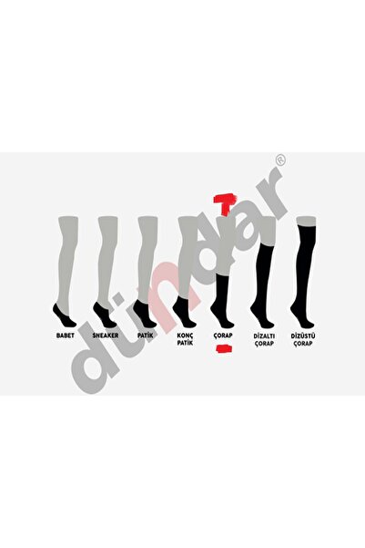 Dündar Șosete Sport Socket BUMBAC pentru femei 4209 - 6 buc