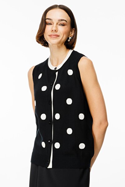 ON Фешні жилет з крапками