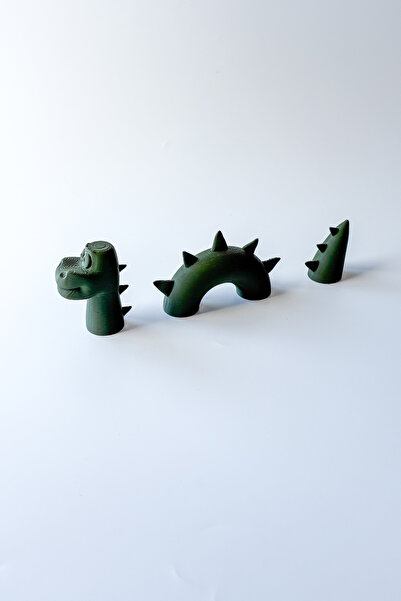 sin istanbul 3'lü Dinazor Buzdolabı Magneti