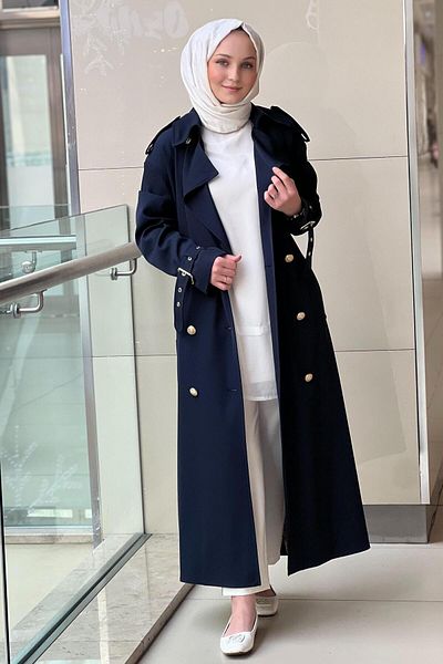 Missemramiss Rose Trench Coat