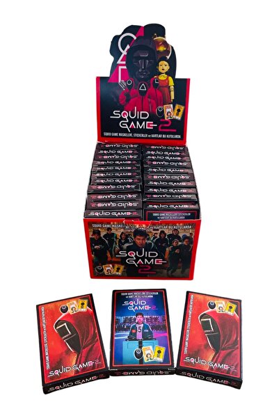 İMEXTECH Squid Game 2. Sezon 2025 | 1 Mini Kutu 6 Kart + 1 Sticker | 1. Kalite Baskı