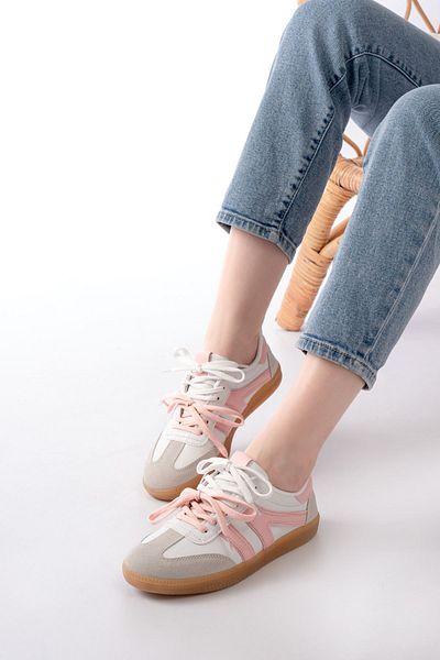 İNFON Infon M-6005 Powder Garni Lace Thermo Sole Casual Women's Sports