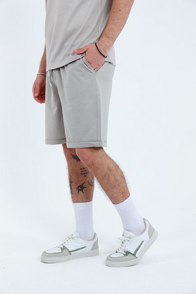 TKT Men's Combed Cotton Shorts Regular Double Leg Side Pockets