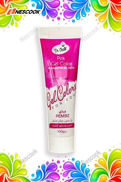 nescook Pink Tube Gel Paint 100 Gr
