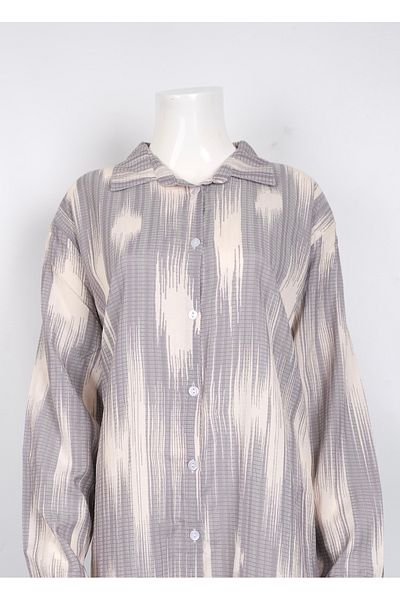 MUSTÜN Long Length Woven Shirt