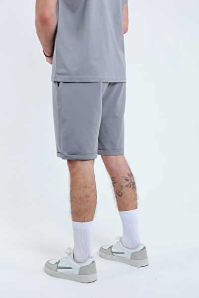 TKT Erkek Penye Şort Regular Double Paça Yan Cepli