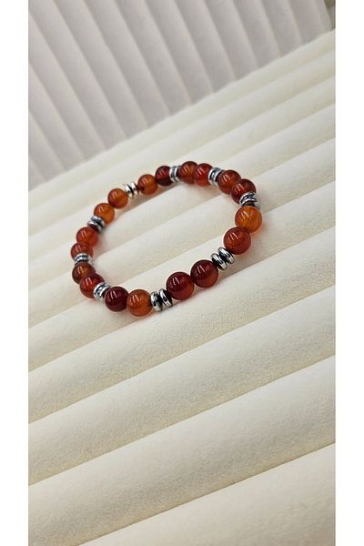 AURA Men's Agate Stone Natural Stone Bracelet