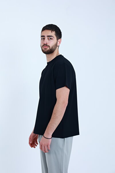 TKT Футболка з модальної тканини в стилі унісекс, текстурований регулярний крій і гладка поверхня тканини