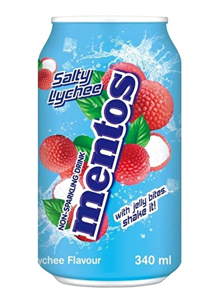 Mentos İÇECEK Mentos Salty Lychee Drink Jöle parçacıklı 340 ml