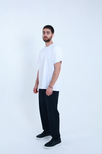 TKT Unisex Modal Fabric T-Shirt, Textured Regular Fit and Smooth Fabric Surface