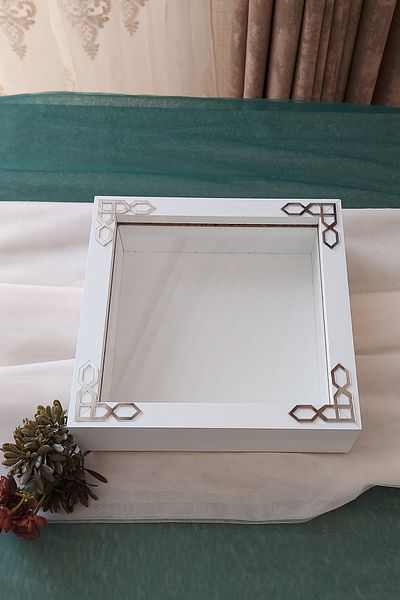 Verda Çerçeve 20x20x5 cm New Fashion Flower Pattern Memory Frame